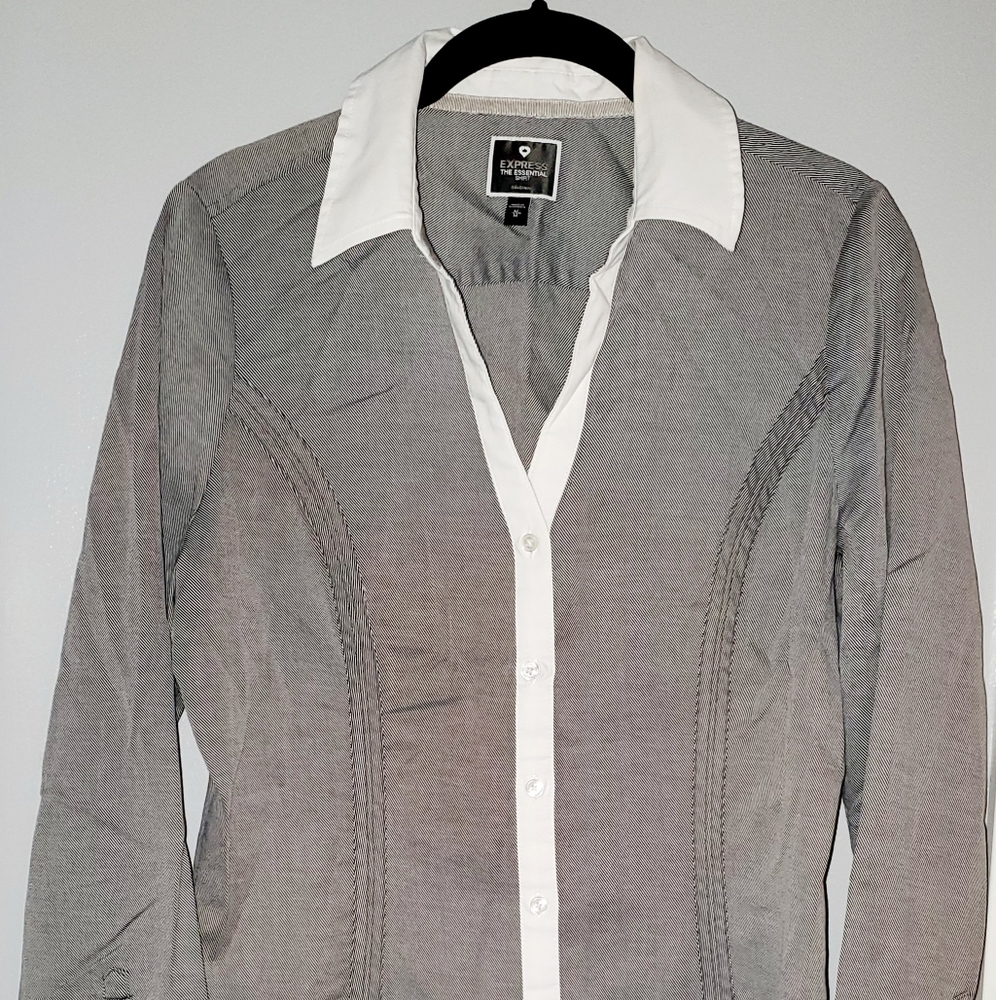 Express Button down blouse